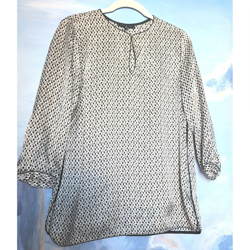 NEW! Lafayette 148 New York S Silk Kelsey Blouse